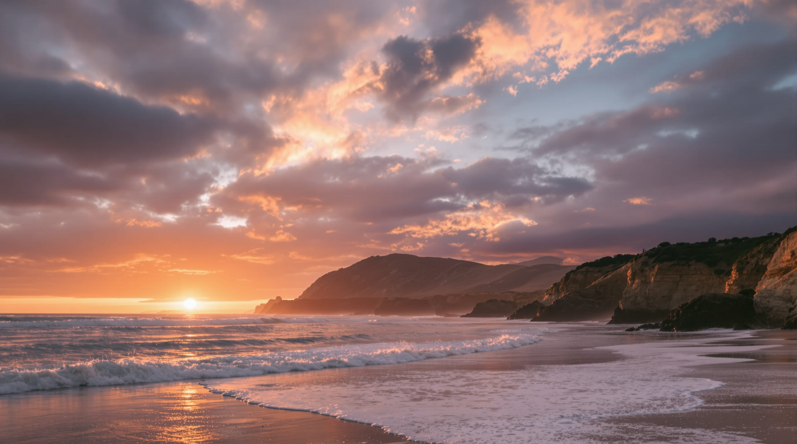 Cambria coastal sunset